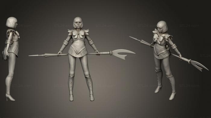 Figurines simple (Sailor Saturn, STKPR_1123) 3D models for cnc